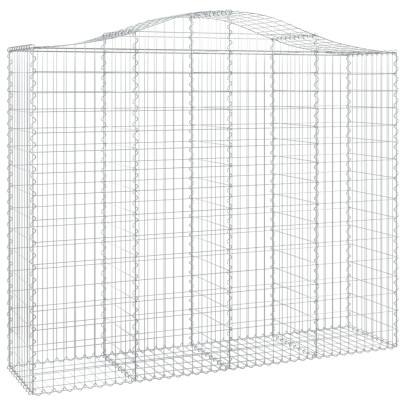 Coș Gabion Arcuit Fier Galvanizat | 200x50x160/180 cm