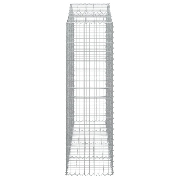 Coș Gabion Arcuit Fier Galvanizat | 200x50x160/180 cm