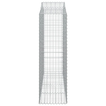 Coș Gabion Arcuit Fier Galvanizat | 200x50x160/180 cm