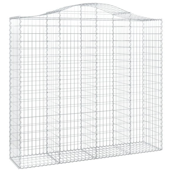 Coș Gabion Arcuit 200x50x180/200 cm - Fier Galvanizat