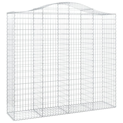 Coș Gabion Arcuit 200x50x180/200 cm - Fier Galvanizat