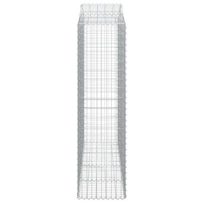 Coș Gabion Arcuit 200x50x180/200 cm - Fier Galvanizat