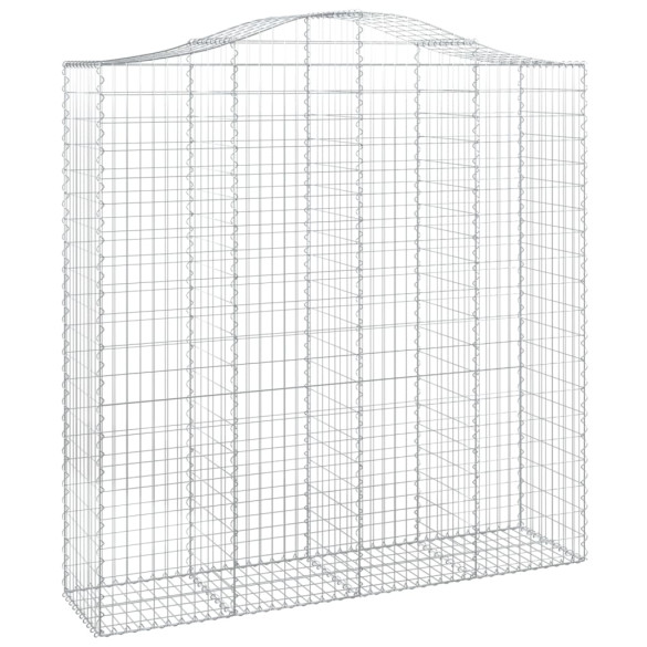 Coș Gabion Arcuit Fier Galvanizat 200x50x200/220 cm