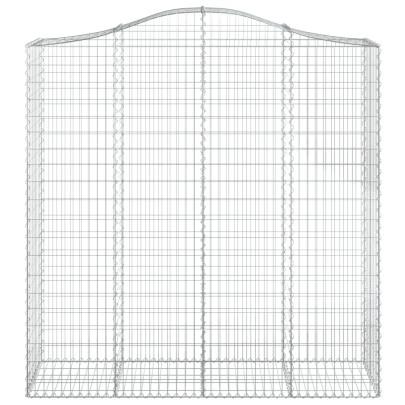 Coș Gabion Arcuit Fier Galvanizat 200x50x200/220 cm