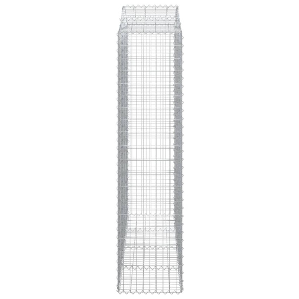 Coș Gabion Arcuit Fier Galvanizat 200x50x200/220 cm