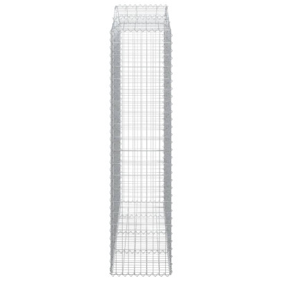Coș Gabion Arcuit Fier Galvanizat 200x50x200/220 cm