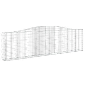 Coș Gabion Arcuit 400x30x100/120 cm Fier Galvanizat 2
