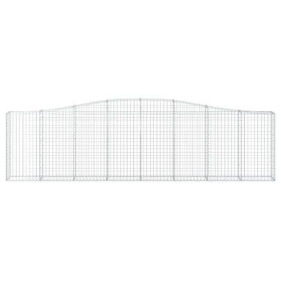 Coș Gabion Arcuit 400x30x100/120 cm Fier Galvanizat