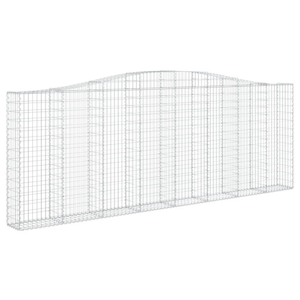 Coș Gabion Arcuit 400x30x140/160 cm - Fier Galvanizat