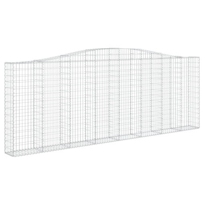 Coș Gabion Arcuit 400x30x140/160 cm - Fier Galvanizat