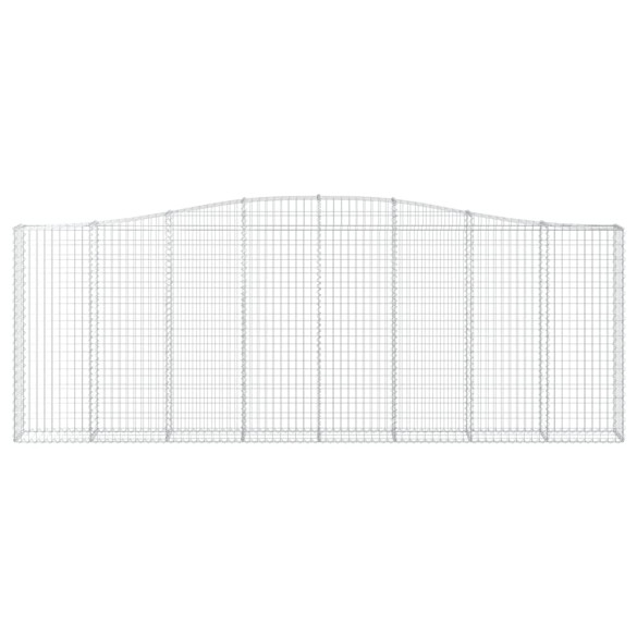 Coș Gabion Arcuit 400x30x140/160 cm - Fier Galvanizat