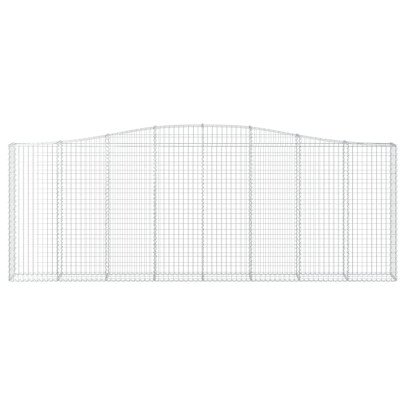 Coș Gabion Arcuit 400x30x140/160 cm - Fier Galvanizat