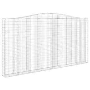 Coș Gabion Arcuit 400x30x200/220 cm Fier Galvanizat 2