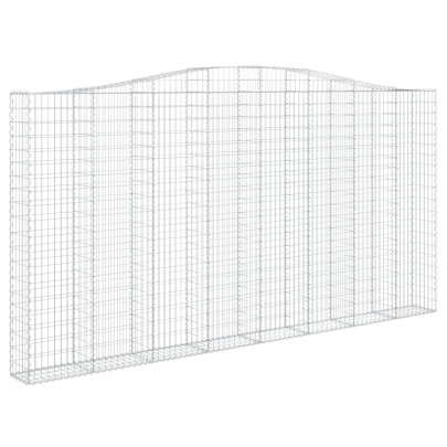 Coș Gabion Arcuit 400x30x200/220 cm Fier Galvanizat