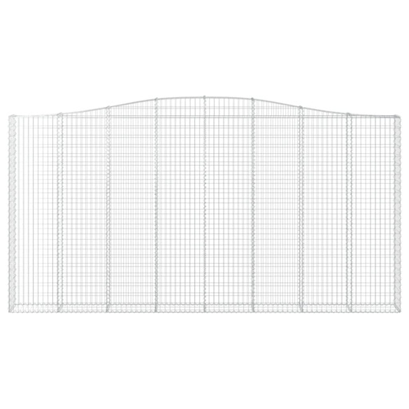 Coș Gabion Arcuit 400x30x200/220 cm Fier Galvanizat