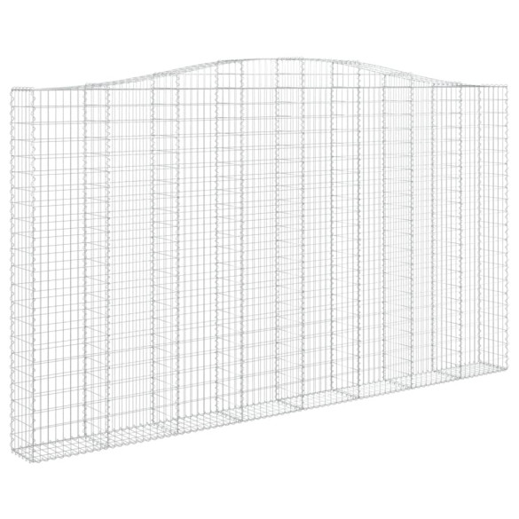 Coș Gabion Arcuit 400x30x220cm Fier Galvanizat