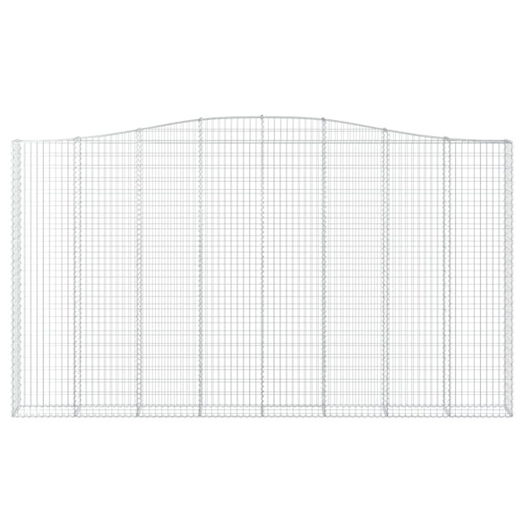 Coș Gabion Arcuit 400x30x220cm Fier Galvanizat