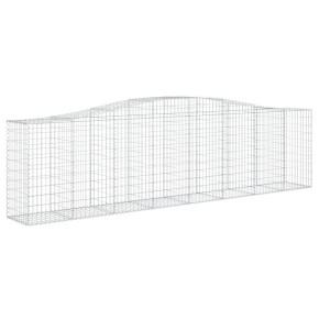 Coș Gabion Arcuit Fier Galvanizat 400x50x100/120 cm 2