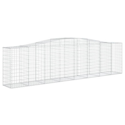 Coș Gabion Arcuit Fier Galvanizat 400x50x100/120 cm