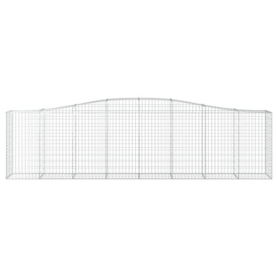 Coș Gabion Arcuit Fier Galvanizat 400x50x100/120 cm