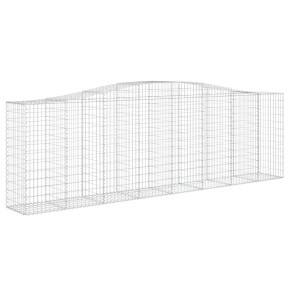 Coș Gabion Arcuit Fier Galvanizat | Barieră Decorativă Grădină 2