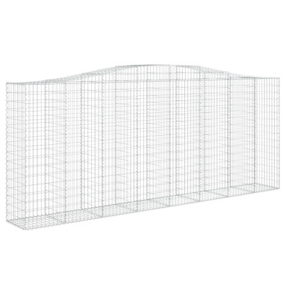 Coș Gabion Arcuit 400x50x160/180 cm - Fier Galvanizat