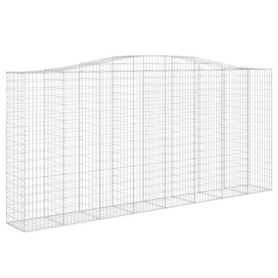 Coș Gabion Arcuit 400x50x180/200 cm - Fier Galvanizat