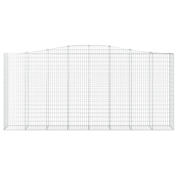 Coș Gabion Arcuit 400x50x180/200 cm - Fier Galvanizat