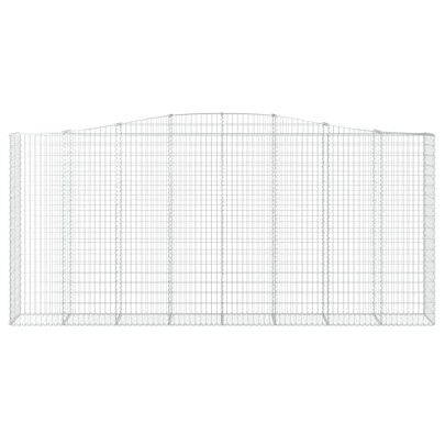 Coș Gabion Arcuit 400x50x180/200 cm - Fier Galvanizat