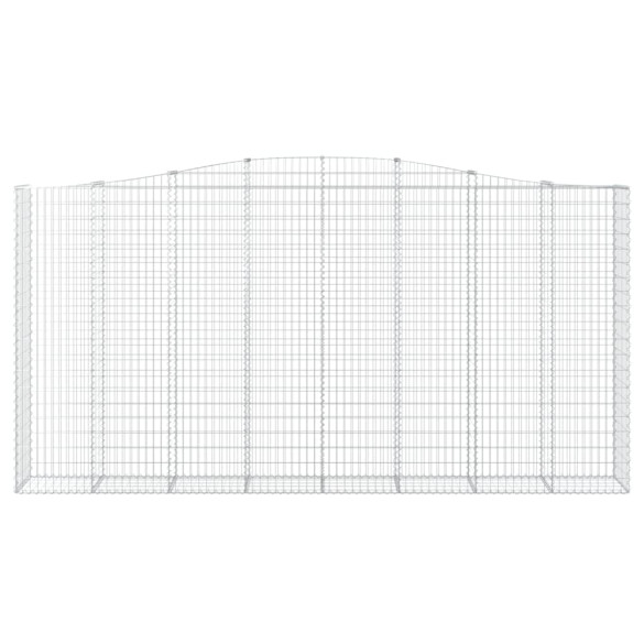 Coș Gabion Arcuit 400x50x200/220 cm Fier Galvanizat