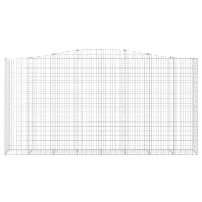 Coș Gabion Arcuit 400x50x200/220 cm Fier Galvanizat