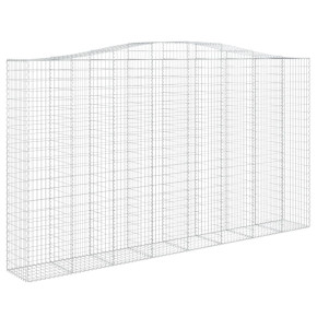 Coș Gabion Arcuit 400x50x220/240 cm Fier Galvanizat 2