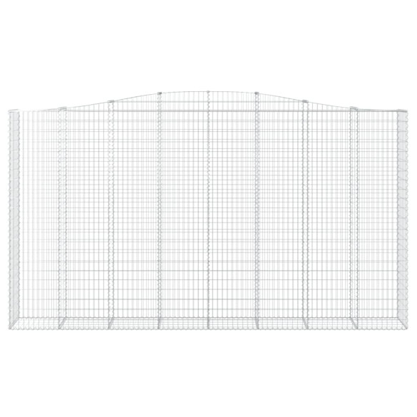 Coș Gabion Arcuit 400x50x220/240 cm Fier Galvanizat