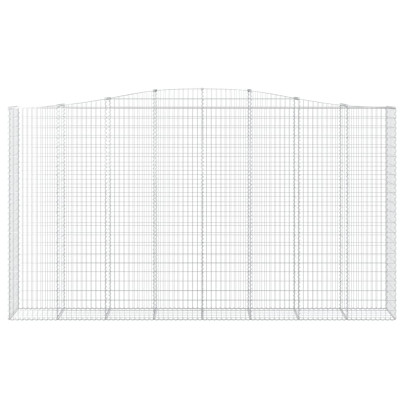 Coș Gabion Arcuit 400x50x220/240 cm Fier Galvanizat