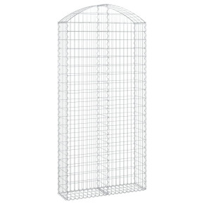 Coș Gabion Arcuit - 100x30x200/220 cm - Fier Galvanizat 2