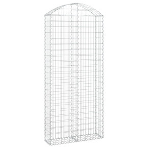 Coș Gabion Arcuit 100x30x220/240 cm - Fier Galvanizat 2