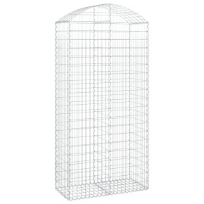 Coș Gabion Arcuit 100x50x200/220 cm - Fier Galvanizat 2