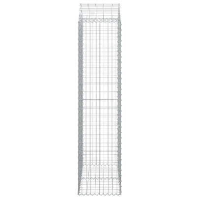 Coș Gabion Arcuit 100x50x200/220 cm - Fier Galvanizat