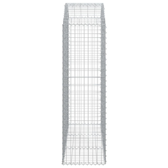 Coș Gabion Arcuit 150x50x160/180 cm - Fier Galvanizat