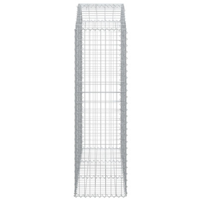 Coș Gabion Arcuit 150x50x160/180 cm - Fier Galvanizat