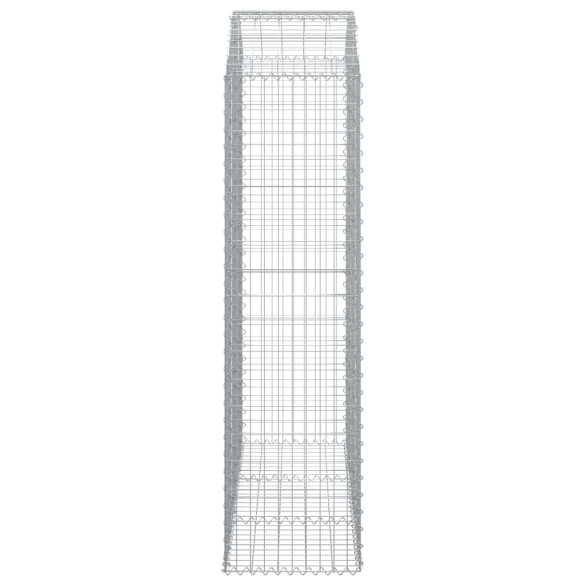 Coș Gabion Arcuit 150x50x180/200 cm - Fier Galvanizat