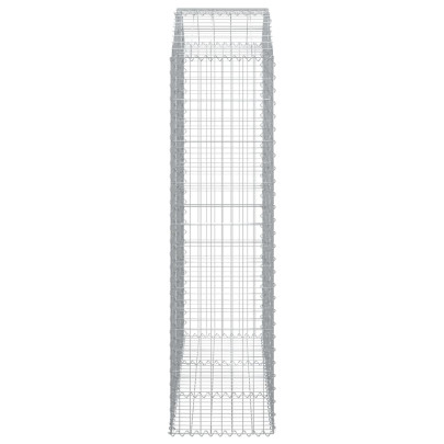 Coș Gabion Arcuit 150x50x180/200 cm - Fier Galvanizat