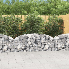 Coș Gabion Arcuit 200x30x60/80 cm Fier Galvanizat