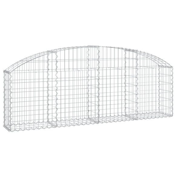 Coș Gabion Arcuit 200x30x60/80 cm Fier Galvanizat