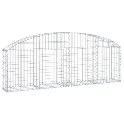 Coș Gabion Arcuit 200x30x60/80 cm Fier Galvanizat