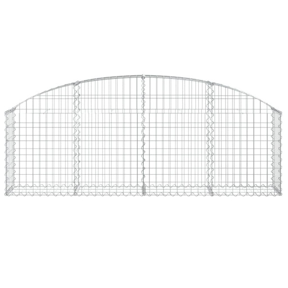 Coș Gabion Arcuit 200x30x60/80 cm Fier Galvanizat