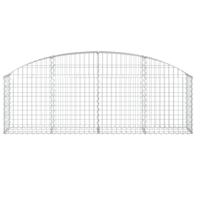 Coș Gabion Arcuit 200x30x60/80 cm Fier Galvanizat