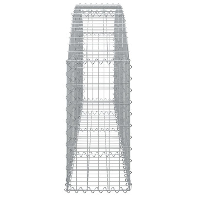 Coș Gabion Arcuit 200x30x60/80 cm Fier Galvanizat