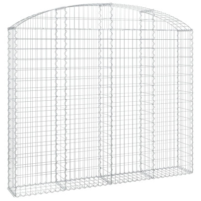 Coș Gabion Arcuit Fier Galvanizat 200x30x160/180 cm