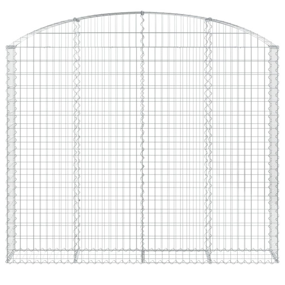 Coș Gabion Arcuit Fier Galvanizat 200x30x160/180 cm